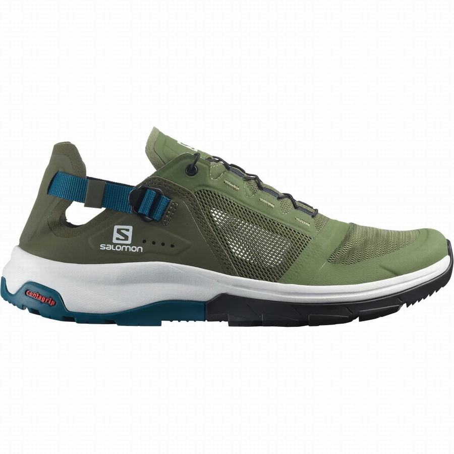 Salomon Tech Amphib 4 Férfi Túracipő Olivazöld (WLP3042HF)